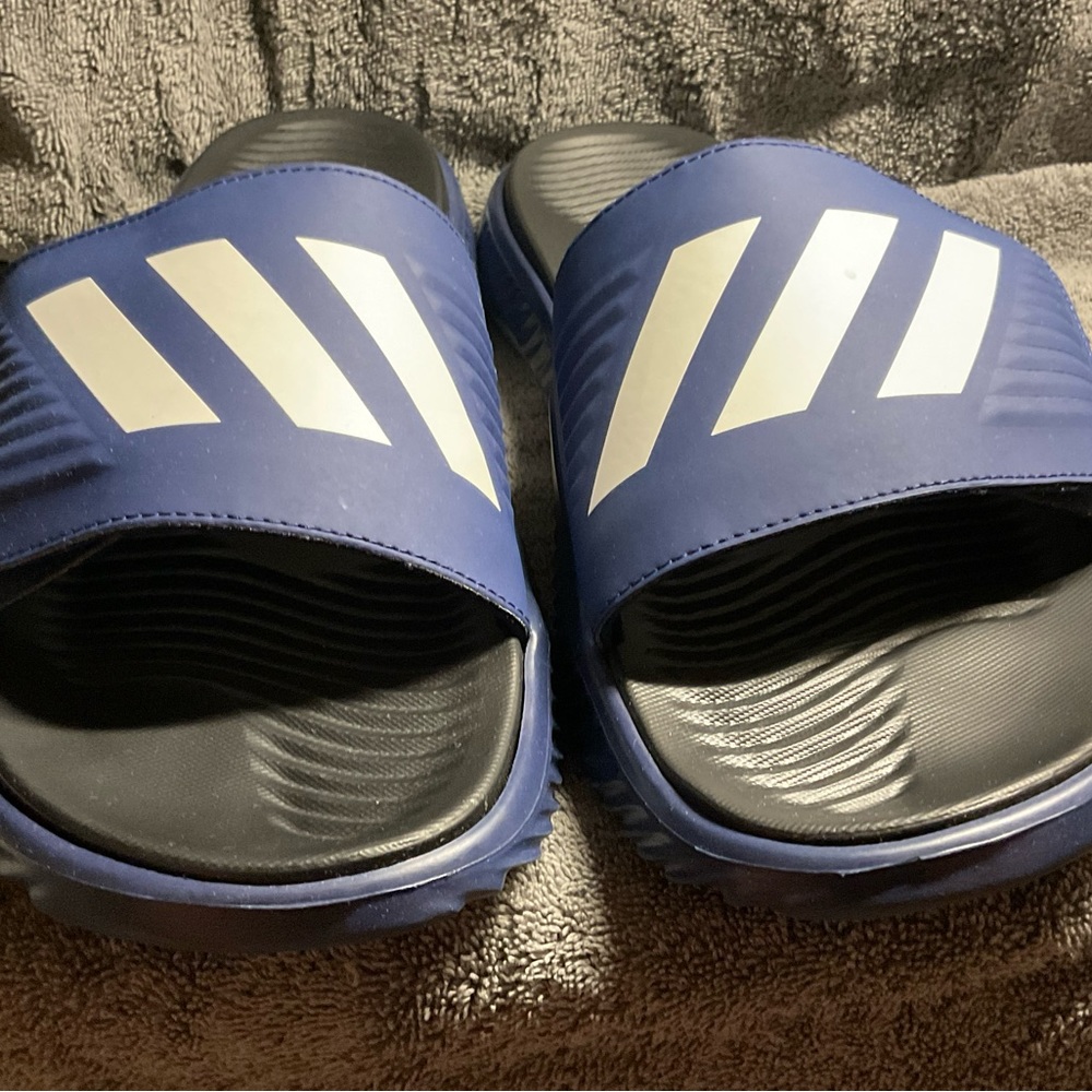 Mens Adidas slides Mens US12.